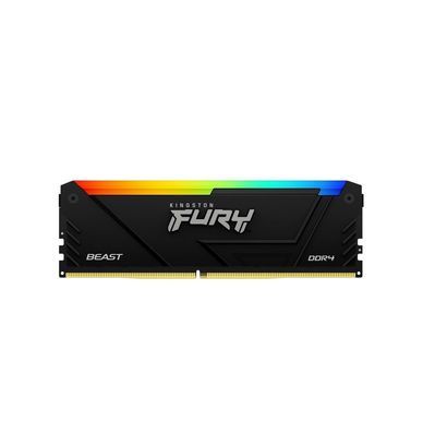 Модуль пам'яті для комп'ютера DDR4 8GB 3200 MHz Beast RGB Kingston Fury (ex.HyperX) (KF432C16BB2A/8WP)