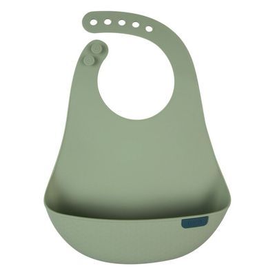 Нагрудничок Lovi Pistachio силіконовий, зелений (51/031_gre)