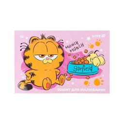 Альбом для малювання Kite Garfield, 12 аркушів (GF25-241)