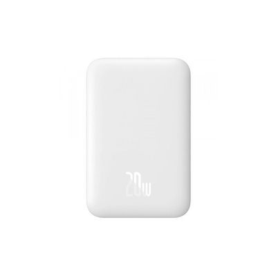 Батарея універсальна Baseus Magnetic Wireless Mini Air 6000mAh 20W PD, QC, Qi-15W, White (6932172641429)