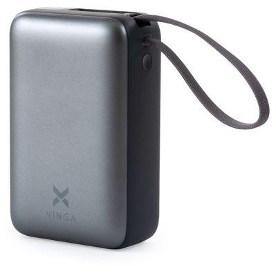 Батарея универсальная Vinga 30000 mAh 65W Display Cable (VPBB3065C)