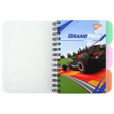 Блокнот Yes В6 Grand prix 144 аркуша пластикова обкладинка (681983)