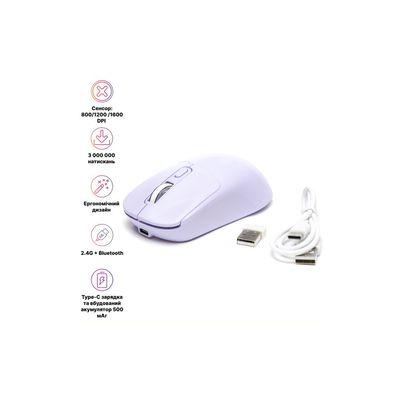 Мышка Hölmer MW-02OF Wireless/Bluetooth Purple (MW-02OF)