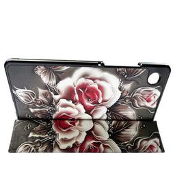 Чехол для планшета BeCover Smart Case Samsung Galaxy Tab A11 Plus SM-X236B 11.0" Black Rose (714013)