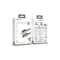 Дата кабель USB 2.0 AM to USB-C 1.2m 60W black Acefast (6974316284673)