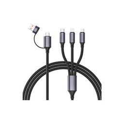 Дата кабель USB-C + USB A to Lightning + Micro 5P + USB-C 1.5m Cablexpert (CC-USB2S-ACM31-1.5M)