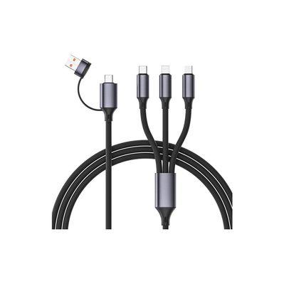 Дата кабель USB-C + USB A to Lightning + Micro 5P + USB-C 1.5m Cablexpert (CC-USB2S-ACM31-1.5M)