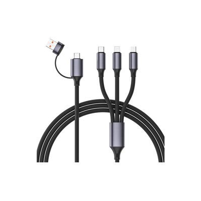 Дата кабель USB-C + USB A to Lightning + Micro 5P + USB-C 1.5m Cablexpert (CC-USB2S-ACM31-1.5M)