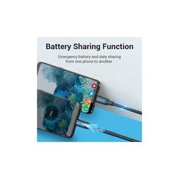 Дата кабель USB-C to Micro 5P 1.5m 10W black VENTION (COVBG)