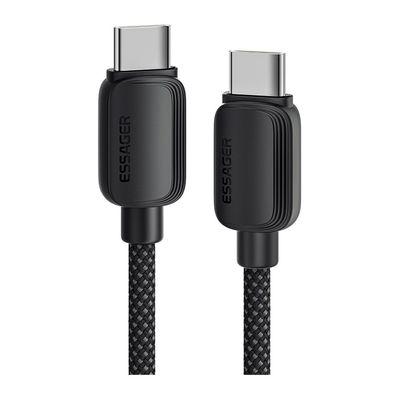 Дата кабель USB-C to USB-C 1.0m 100W black Essager (EXCTT1-WL01-P)
