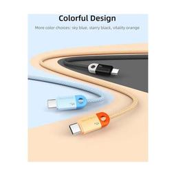 Дата кабель USB-C to USB-C 1.0m PD60W Cabletime (CA915743)