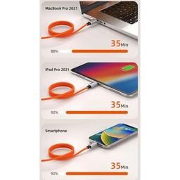 Дата кабель USB-C to USB-C 2.0m PD240W magnetic Cabletime (CA915729)