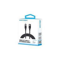 Дата кабель USB-C M/F 1.0m 100W 10Gbps 4K60Hz VENTION (TRFBF)