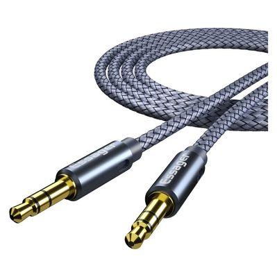 Кабель мультимедійний 3.5mm M to 3.5mm M 5.0m gray Essager (EYP35-DYD0G)