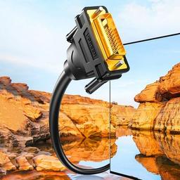 Кабель мультимедийный DVI M to DVI M 1.5m 24+1pin DV101 black Ugreen (11606)