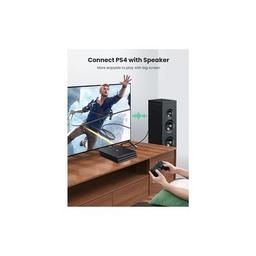 Кабель мультимедийный Optical Toslink 2.0m AV122 black Ugreen (70892)