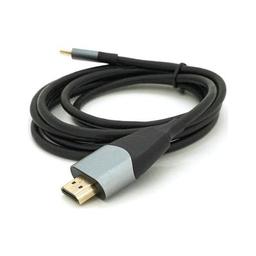 Кабель мультимедийный USB-C to HDMI M 1.8m 4K60Hz black Voltronic (YT-HDMI (M)-Type-C (M)-B)