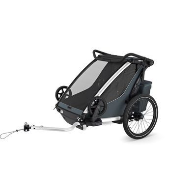 Коляска Thule Chariot Cross 2 Double (Dark Slate) (TH 10201035)