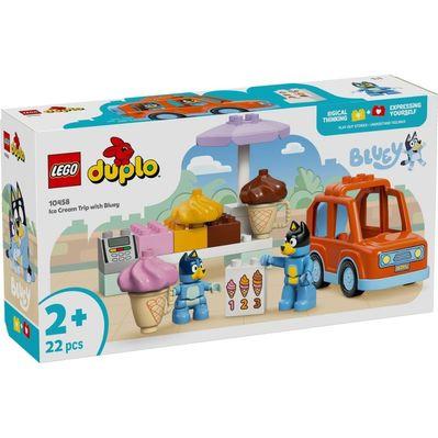 Конструктор LEGO DUPLO Bluey Подорож із морозивом із Блуї (10458)