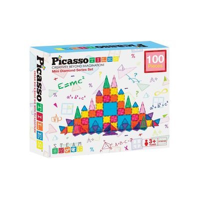 Конструктор Picasso магнітний Tiles Mini Diamond Series Set 100 деталей (817338022327)