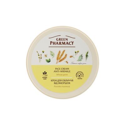 Крем для обличчя Green Pharmacy Від зморшок Паростки пшениці 200 мл (4823015907678)