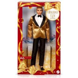 Кукла Barbie Signature Праздничный Кен блондин (JGK55)