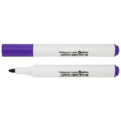 Маркер Optima для дошок трикутний 2 мм, фіолетовий (O16217)