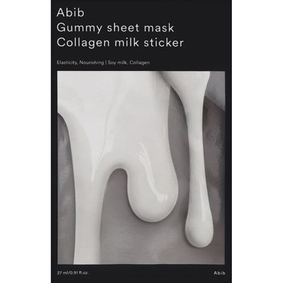 Маска для обличчя Abib Gummy Sheet Mask Collagen Milk Sticker Тканинна (8809750463767)