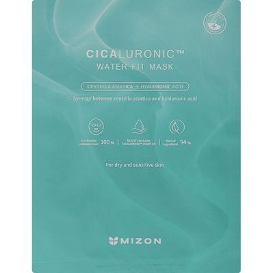 Маска для обличчя Mizon Cicaluronic Water Fit Mask (8809663752675)