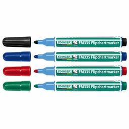 Набір маркерів Stanger набір з 4-х для фліпчартів 1-3 мм (713004)