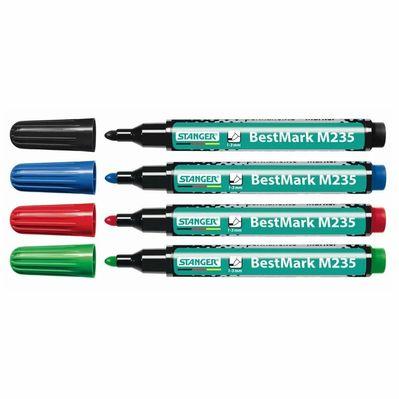 Набор маркеров Stanger набор из 4-х водостойких 1-3 мм (712012)