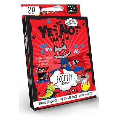 Настільна гра Danko Toys ТакНі. Експерт (укр) (YEN-01-03U)