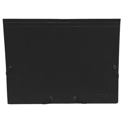 Папка на резинках H-Tone А4, черная (FOLD-HT-JJ40941-B)