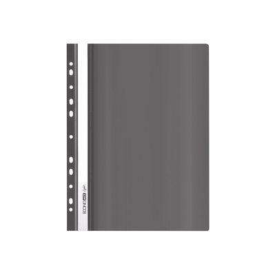 Папка-швидкозшивач Economix А4 Light з перфорацією, чорна (E38504-01)