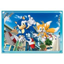 Пазл Clementoni 4 в 1 Sonic, 12,16,20 та 24 елементи (21522)