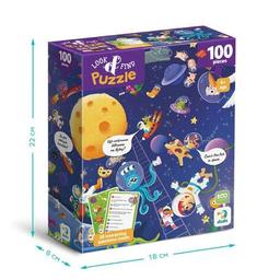 Пазл DoDo Ищи и находи Безумный космос, 100 элементов (300668)