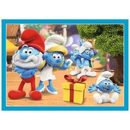 Пазл Trefl The Smurfs Деревня Смурфов 4 in 1 (35, 48, 54, 70) элемента (5900511346565)