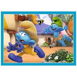 Пазл Trefl The Smurfs Деревня Смурфов 4 in 1 (35, 48, 54, 70) элемента (5900511346565)