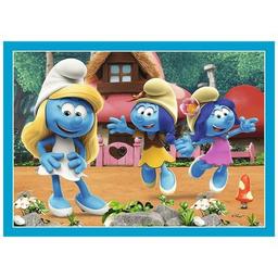 Пазл Trefl The Smurfs Деревня Смурфов 4 in 1 (35, 48, 54, 70) элемента (5900511346565)