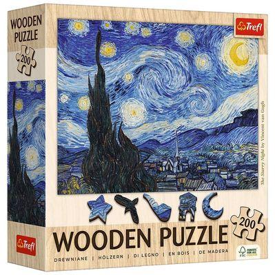 Пазл Trefl Wooden Звездная ночь 200 элементов (5900511202489)
