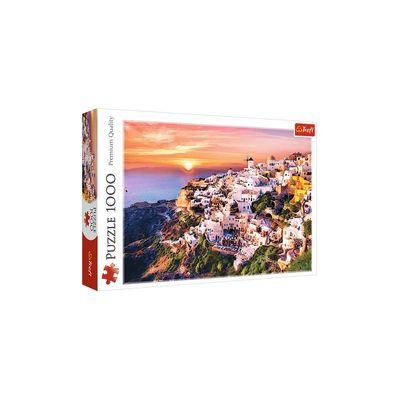 Пазл Trefl Закат солнца над Санторини 1000 элементов (5900511104356)