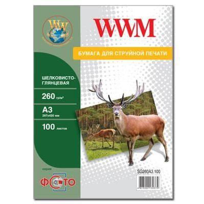 Фотобумага WWM A3 (SG260A3.100)