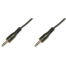 Кабель мультимедийный Jack 3.5mm M/Jack 3.5mm M 1.5m Digitus (AK-510100-015-S)