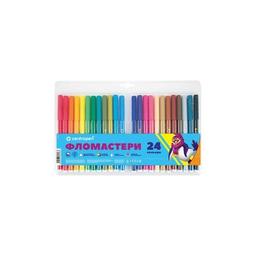 Фломастери Centropen 7550/24 COLOUR WORLD, 24 colors (7550/24 ТП)