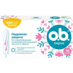 Тампони o.b. Original Normal 16 шт. (3574660089318)