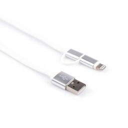 Дата кабель USB 2.0 AM to Micro 5P&Lightning 1.0m Vinga (USBAMMICRO&Lightning-1.0)