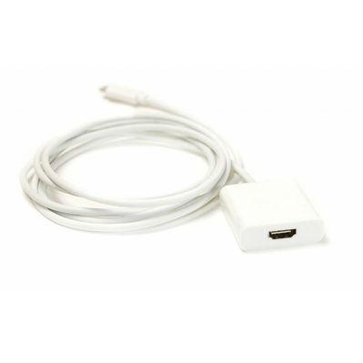 Кабель мультимедийный USB Type-C to HDMI F 1.8m PowerPlant (KD00AS1271)