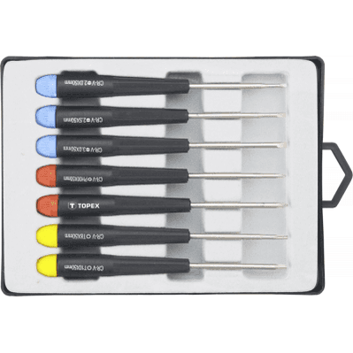 Отвертка Topex прецизионная набор 7 шт. (39D552)