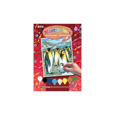 Набір для творчості Sequin Art PAINTING BY NUMBERS JUNIOR Penguins (SA0033)