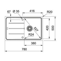 Мийка кухонна Franke BFG 611-78 (114.0258.042)